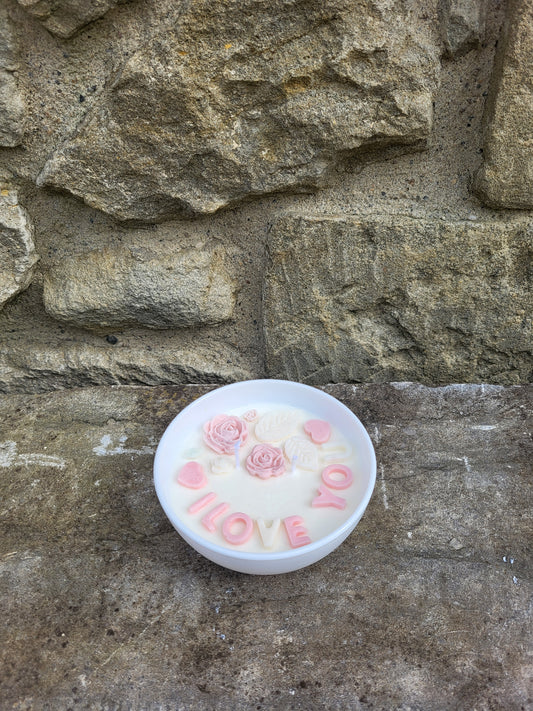 Bowl with message