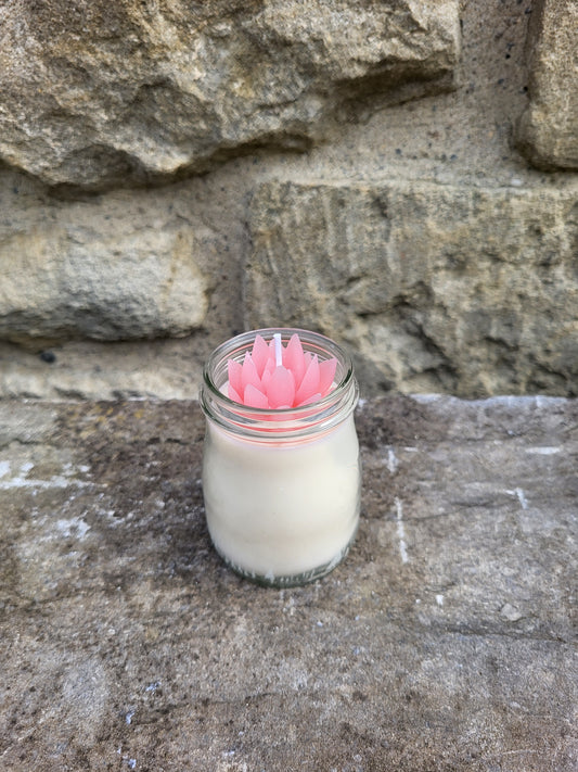 Jar with candle