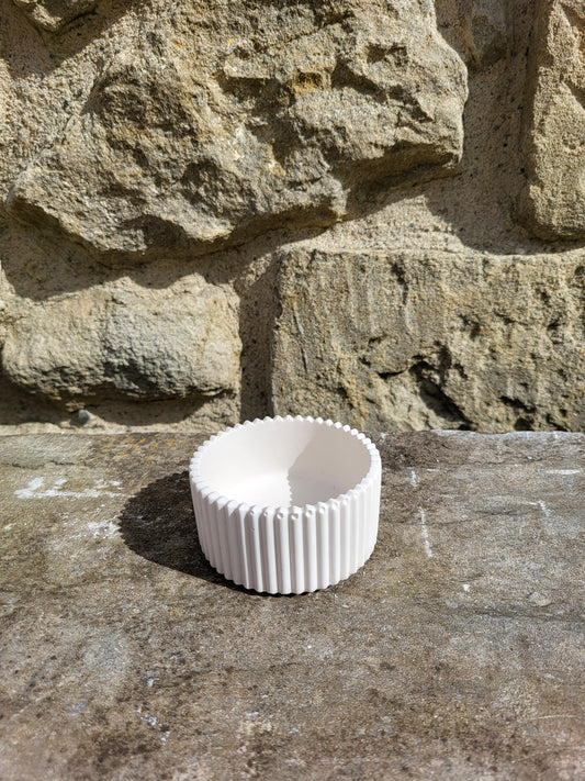 Ribbed jar low/small