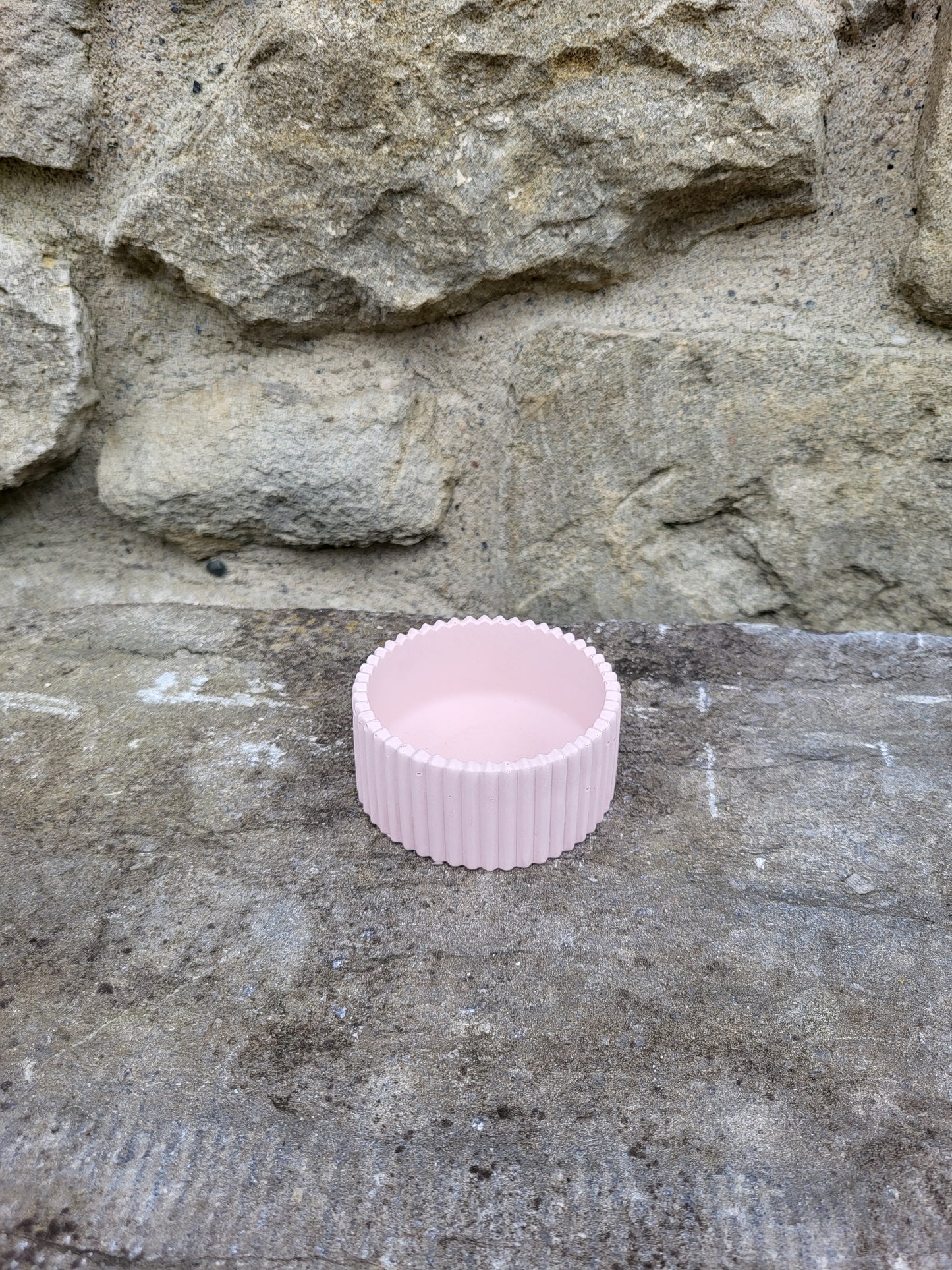 Ribbed jar low/small